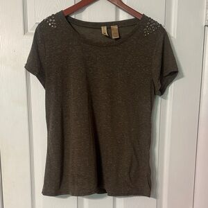 BKE Studded Green Women's Top